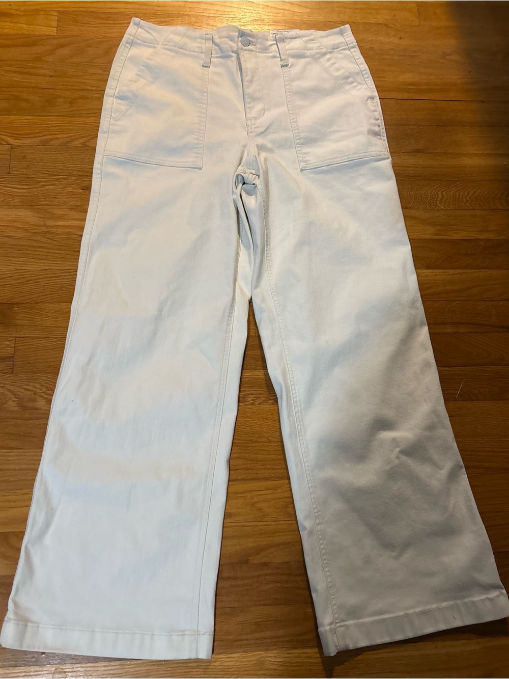 Sonoma Cream High Rise Wide-Leg Pants